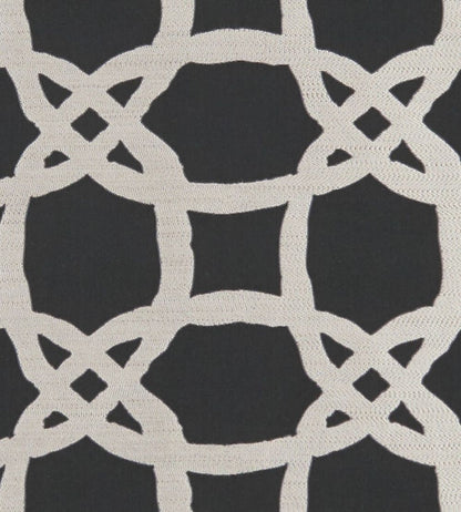 Fascino Fabric by Clarke & Clarke Nero