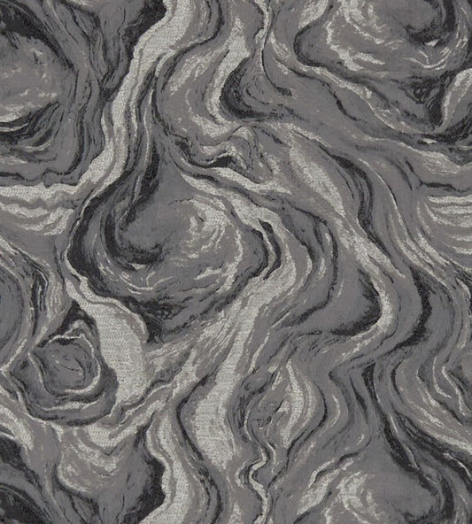 Lavico Fabric by Clarke & Clarke Nero