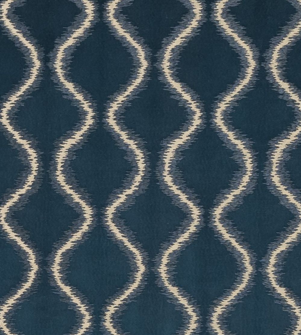 Solare Fabric by Clarke & Clarke Midnight