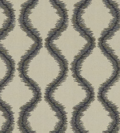 Solare Fabric by Clarke & Clarke Nero