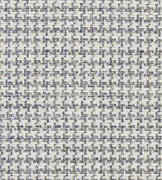 Yves Fabric by Clarke & Clarke Peacock/Chartreuse