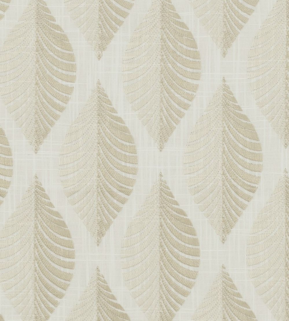 Aspen Fabric by Clarke & Clarke Ivory