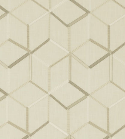 Linear Fabric by Clarke & Clarke Ivory
