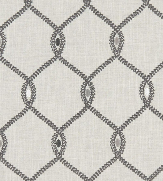 Opus Fabric by Clarke & Clarke Charcoal