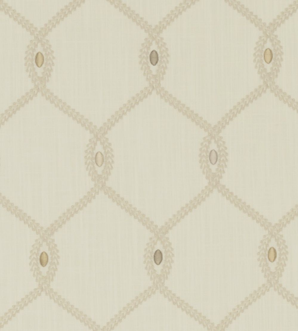 Opus Fabric by Clarke & Clarke Ivory