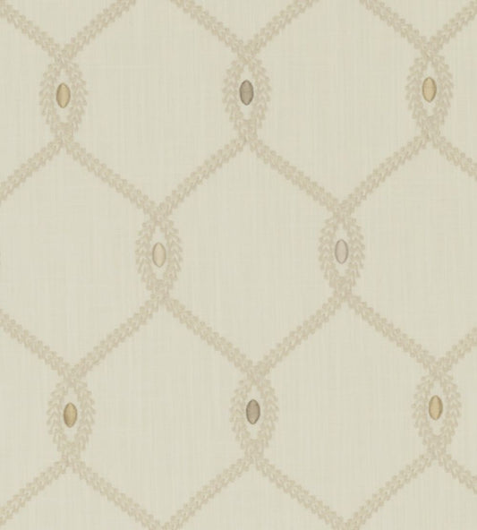 Opus Fabric by Clarke & Clarke Ivory
