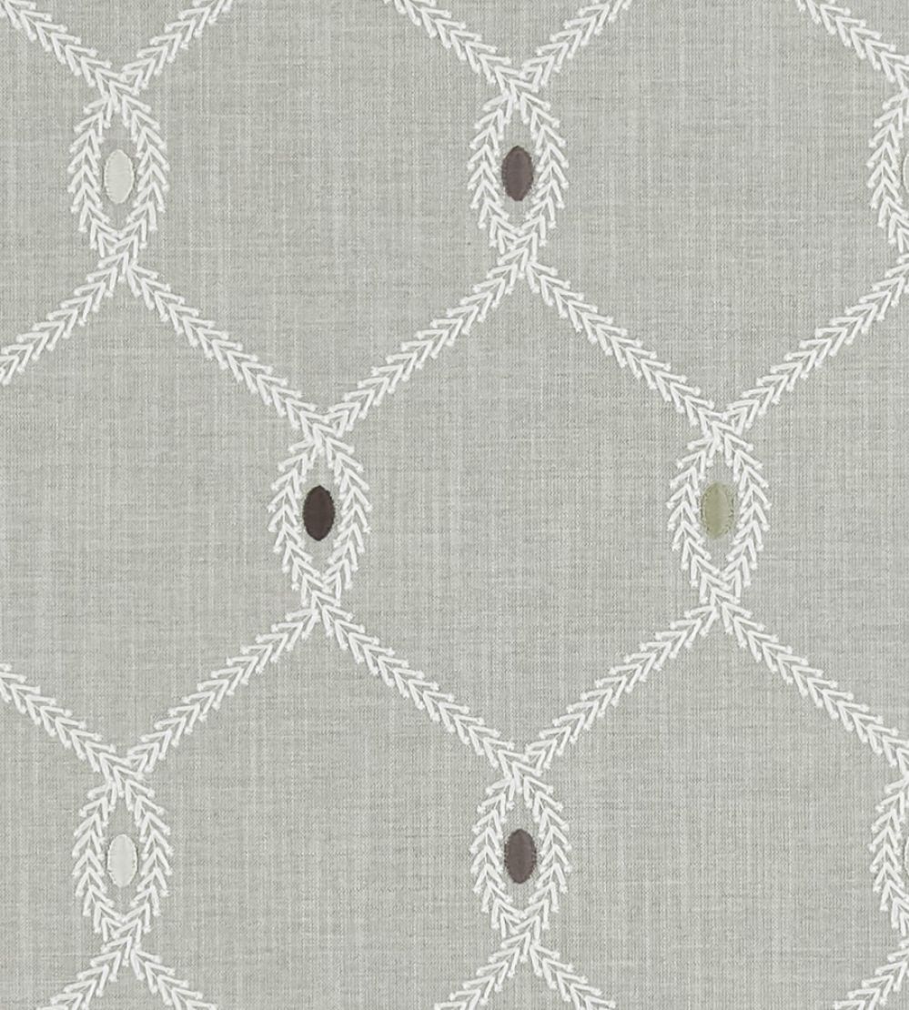 Opus Fabric by Clarke & Clarke Silver