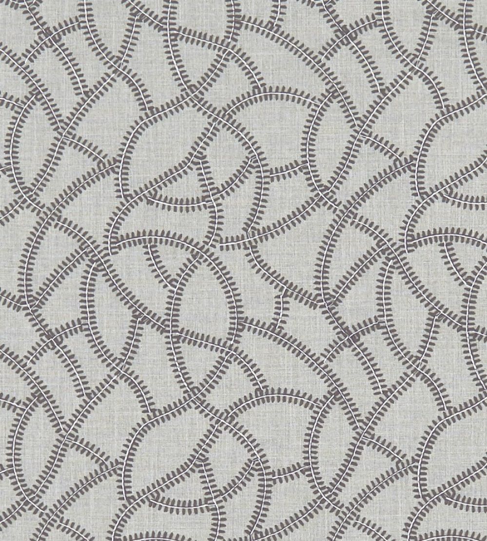 Panache Fabric by Clarke & Clarke Charcoal