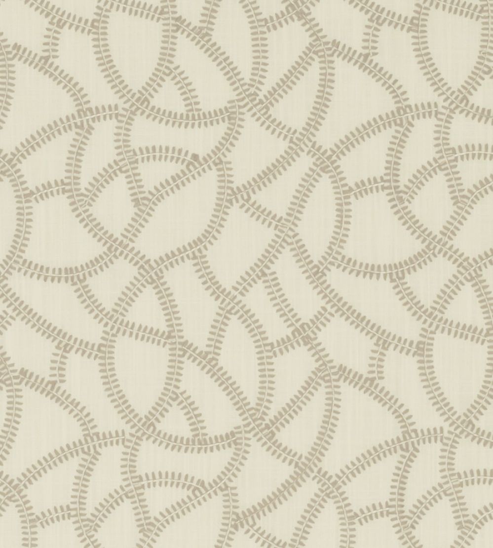 Panache Fabric by Clarke & Clarke Ivory