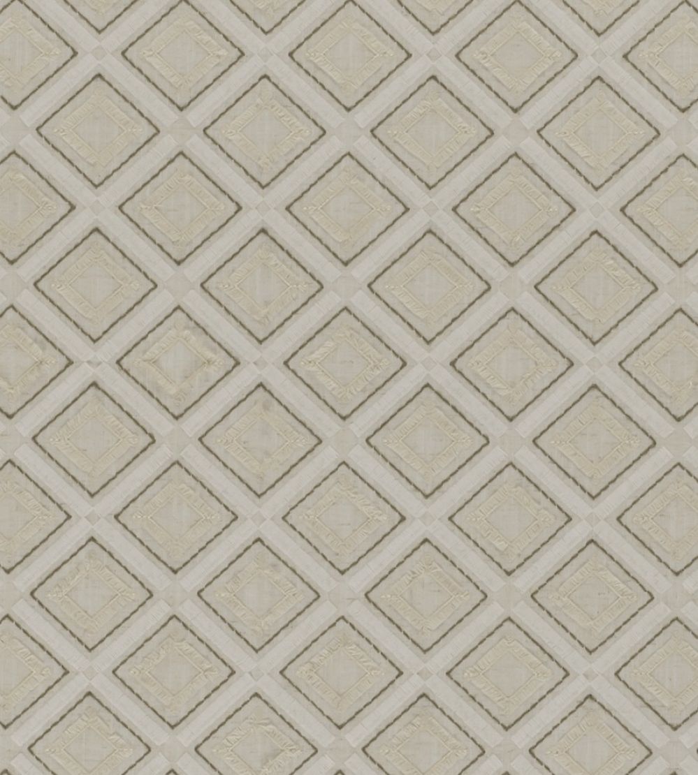 Paragon Fabric by Clarke & Clarke Ivory/linen
