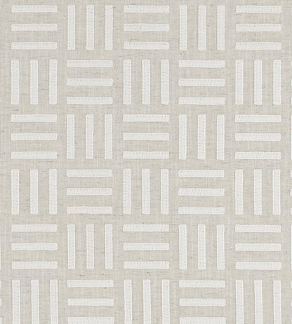 Parallel Fabric by Clarke & Clarke Ivory