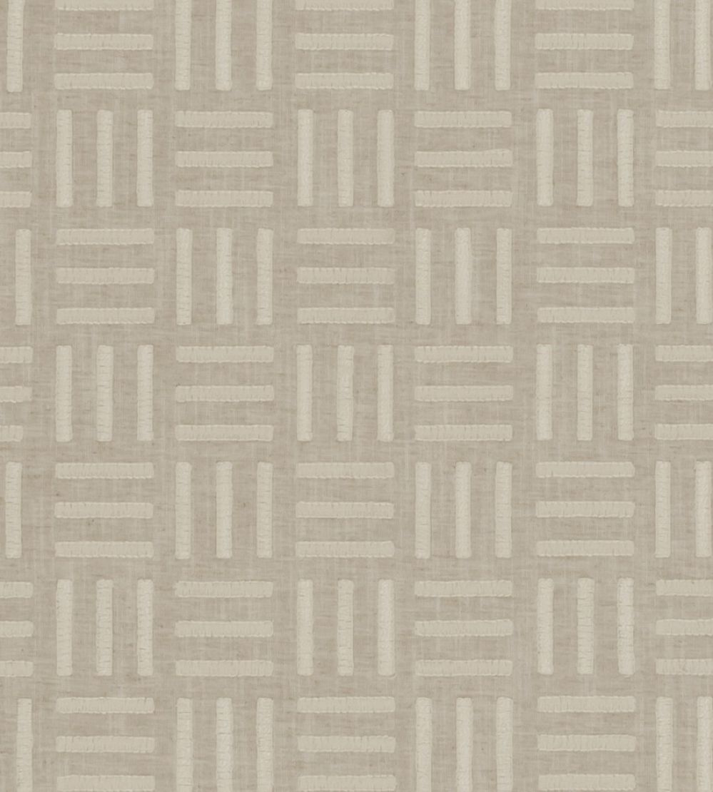 Parallel Fabric by Clarke & Clarke Linen