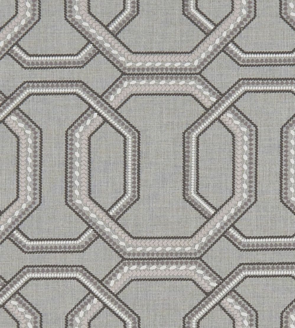 Repeat Fabric by Clarke & Clarke Charcoal