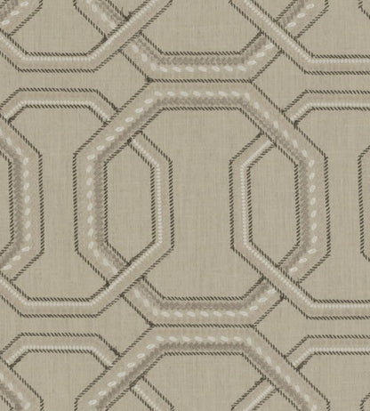 Repeat Fabric by Clarke & Clarke Linen