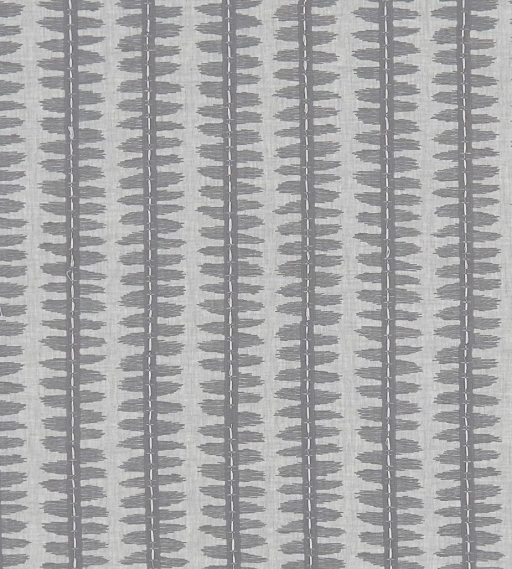 Risco Fabric by Clarke & Clarke Charcoal