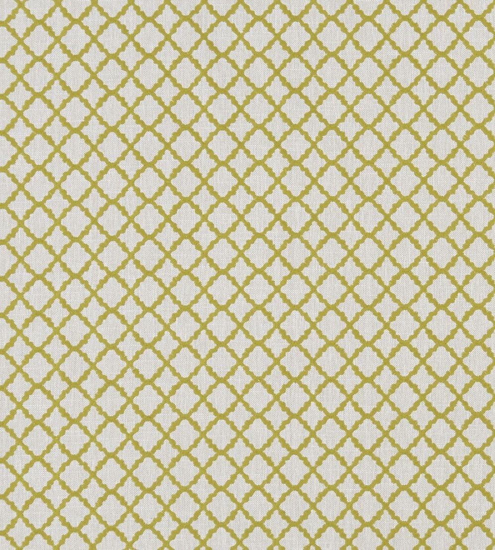 Ariyana Fabric by Clarke & Clarke Chartreuse