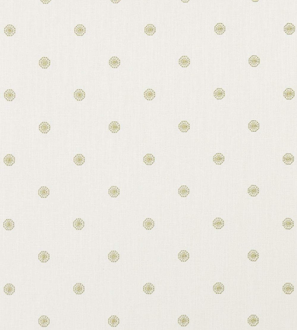 Esta Fabric by Clarke & Clarke Gold/Ivory