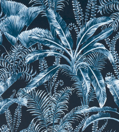 Majorelle Velvet Fabric by Clarke & Clarke Midnight