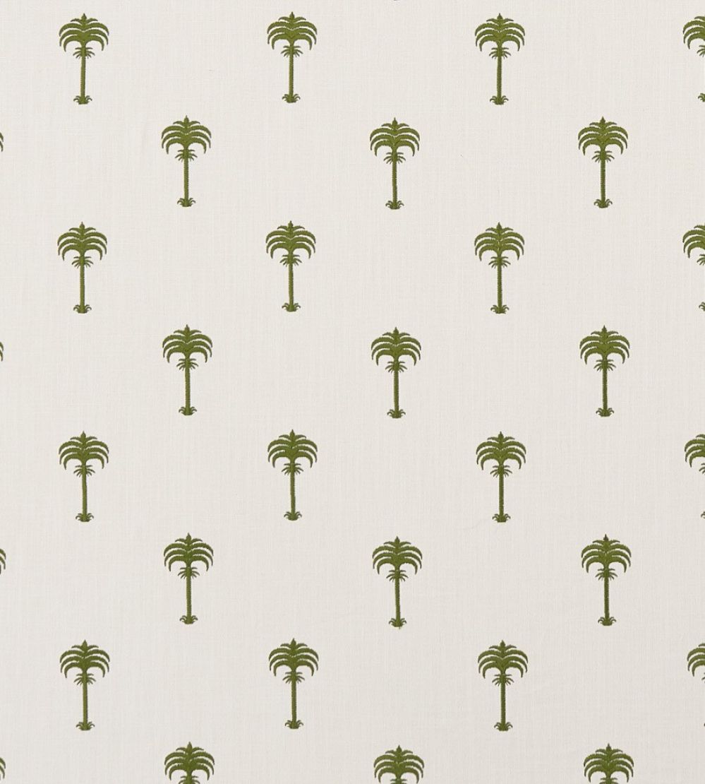 Menara Fabric by Clarke & Clarke Olive