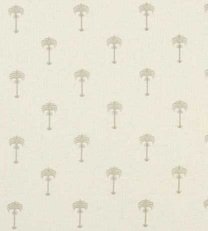 Menara Metallic Fabric by Clarke & Clarke Champagne/Ivory