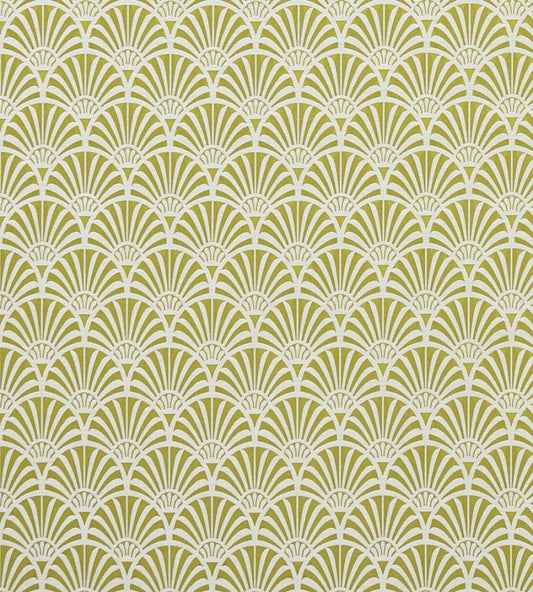 Zellige Fabric by Clarke & Clarke Chartreuse