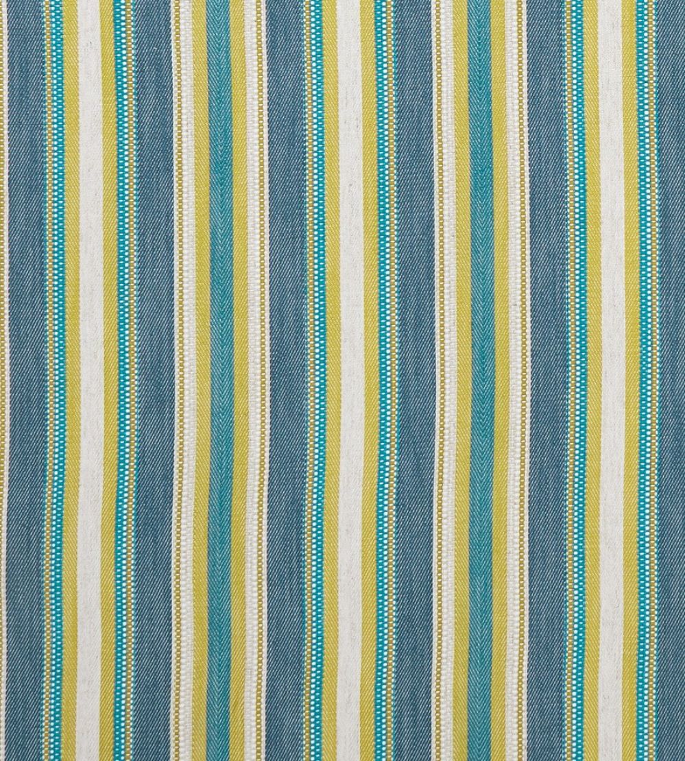 Ziba Fabric by Clarke & Clarke Denim/Chartreuse