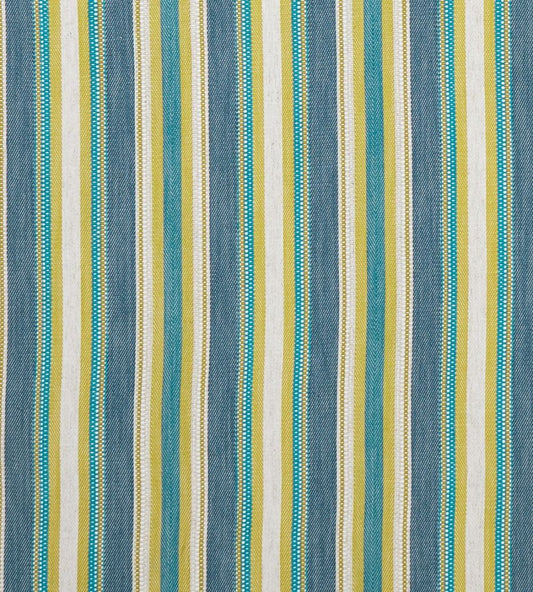 Ziba Fabric by Clarke & Clarke Denim/Chartreuse