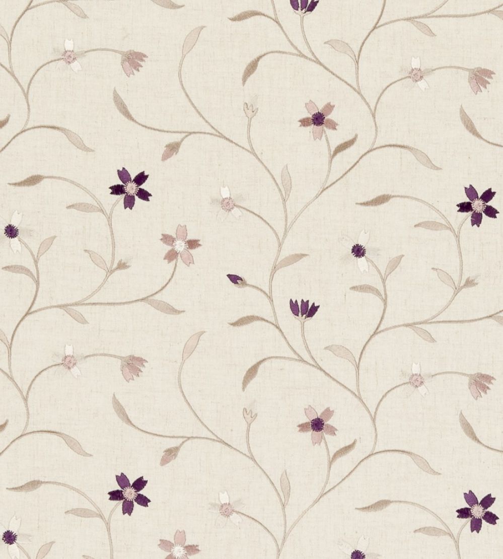 Mellor Fabric by Clarke & Clarke Heather