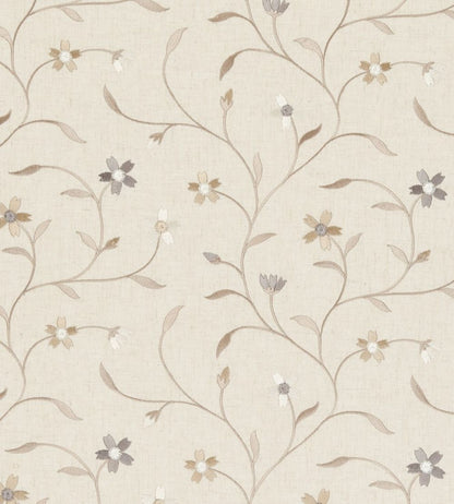 Mellor Fabric by Clarke & Clarke Natural