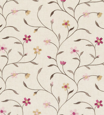Mellor Fabric by Clarke & Clarke Raspberry