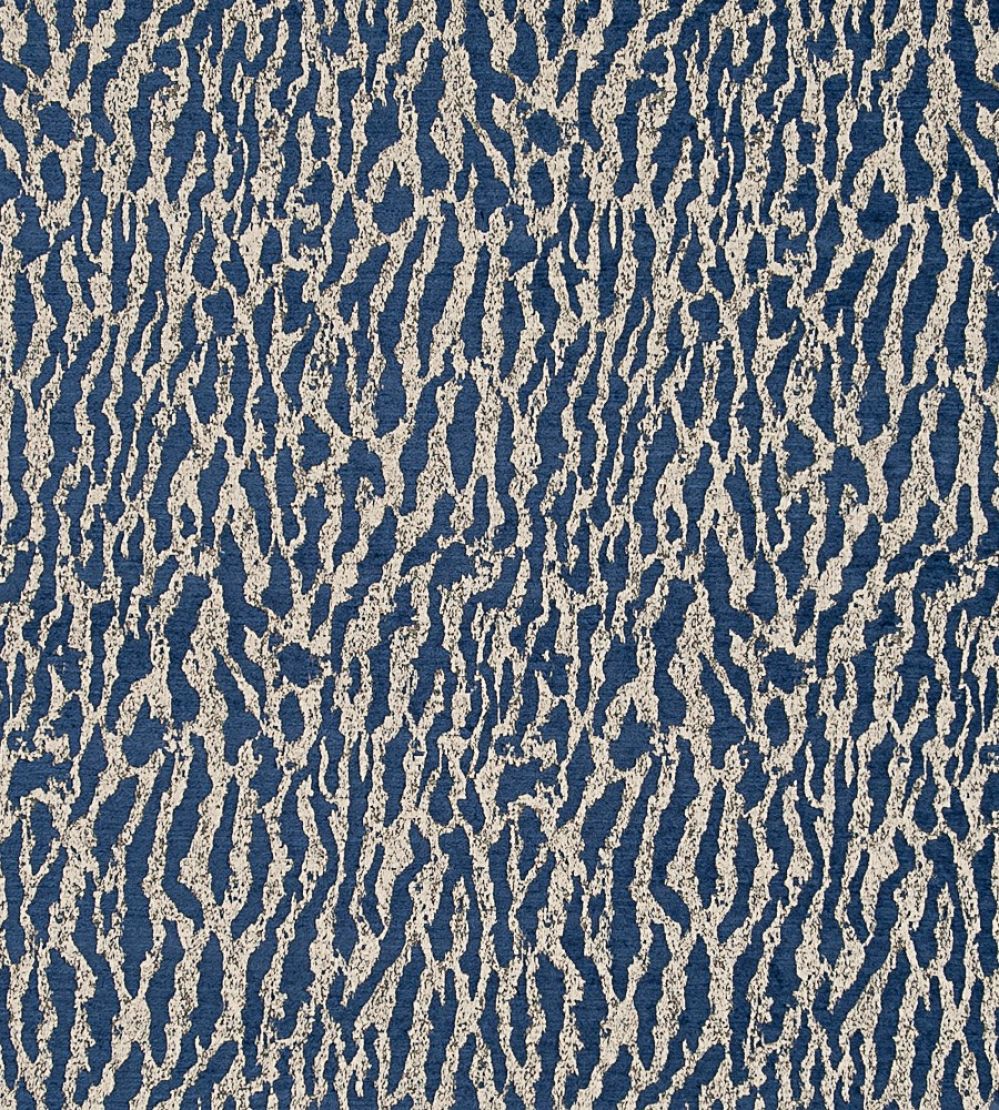 Gautier Fabric by Clarke & Clarke Indigo
