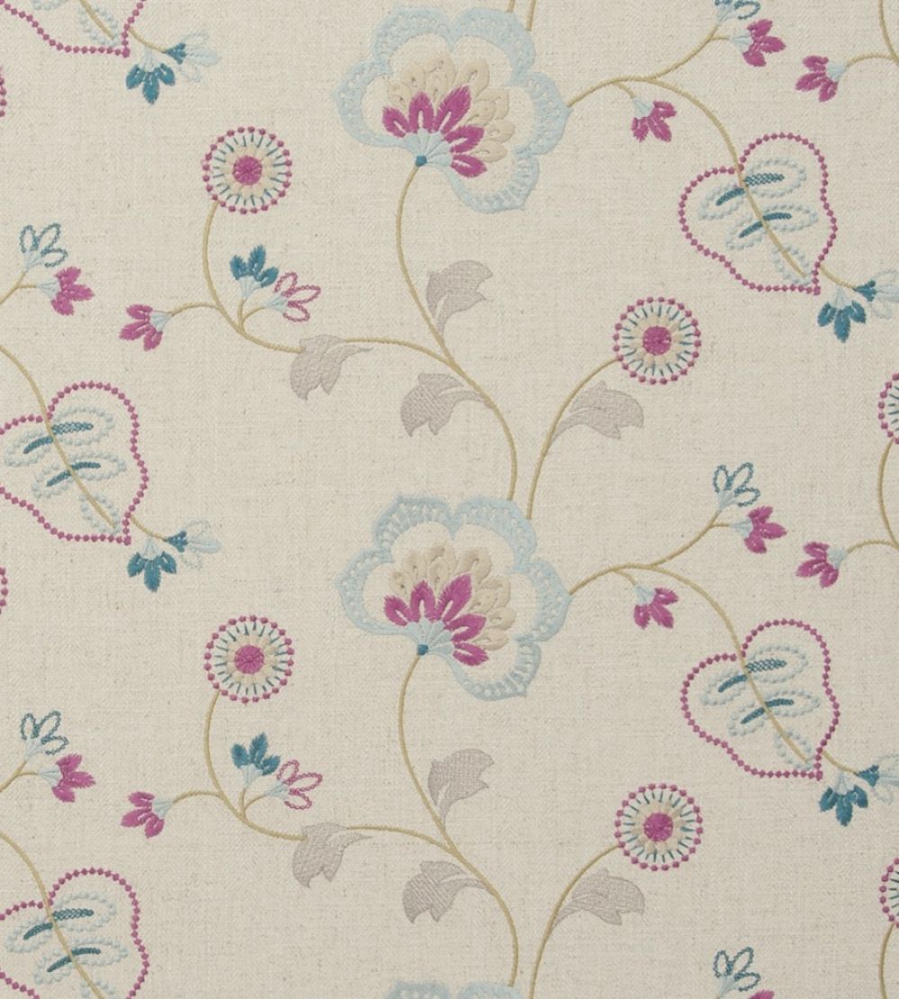 Chatsworth Fabric by Clarke & Clarke Duck Egg