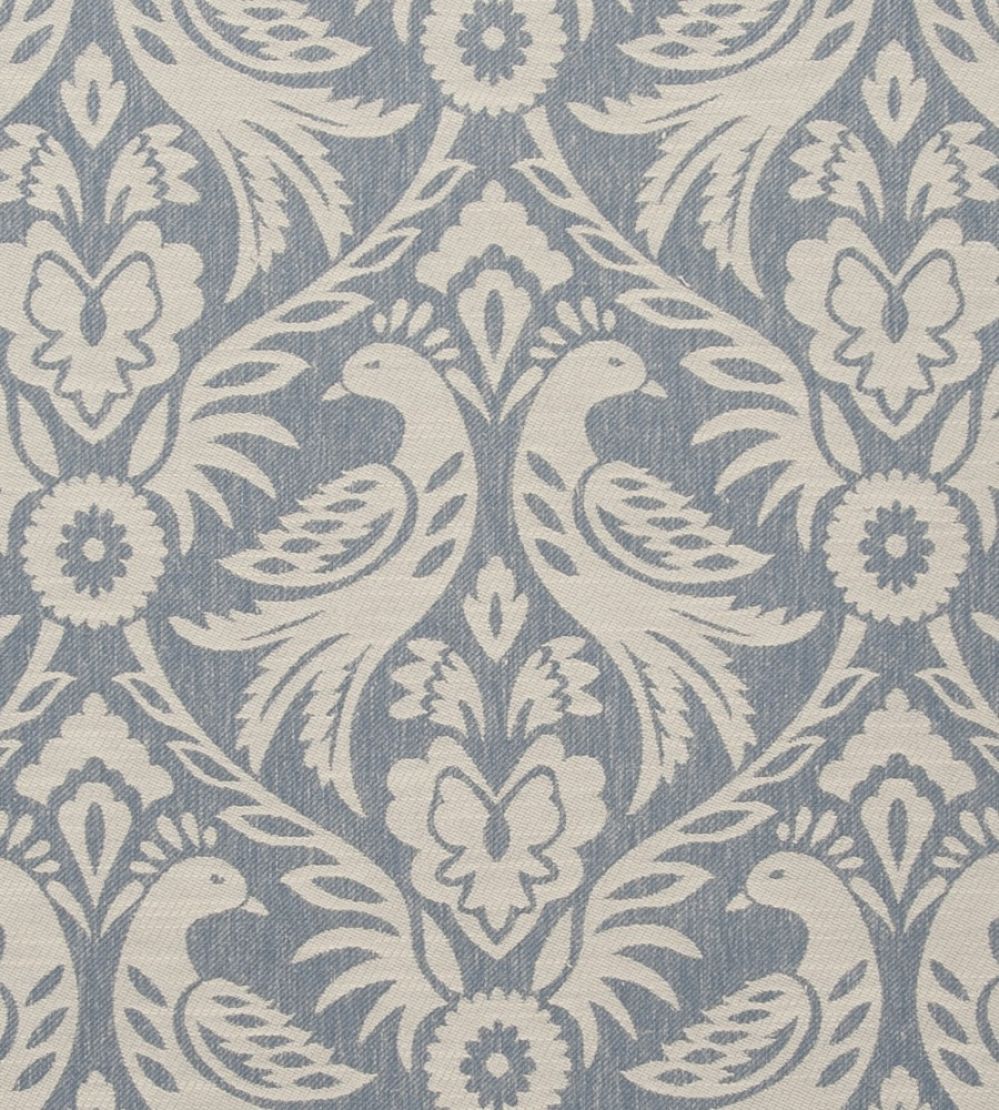 Harewood Fabric by Clarke & Clarke Chambray