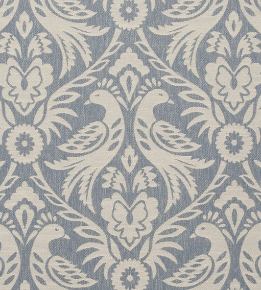 Harewood Fabric by Clarke & Clarke Chambray