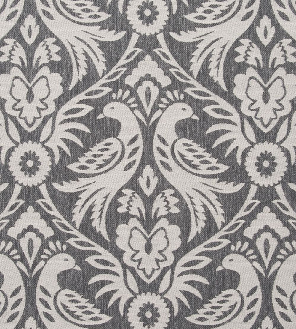 Harewood Fabric by Clarke & Clarke Charcoal