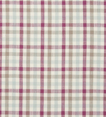 Hatfield Fabric by Clarke & Clarke Raspberry