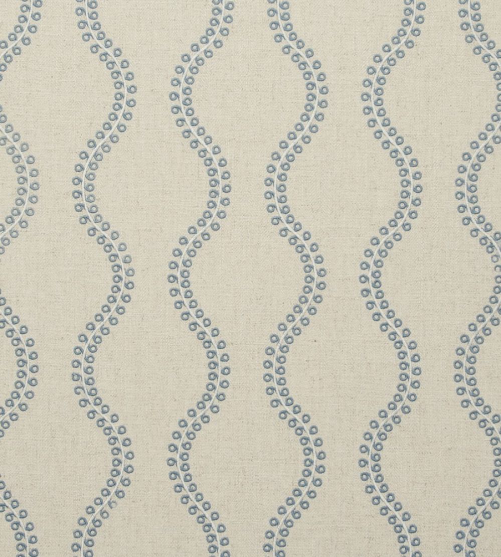 Woburn Fabric by Clarke & Clarke Chambray