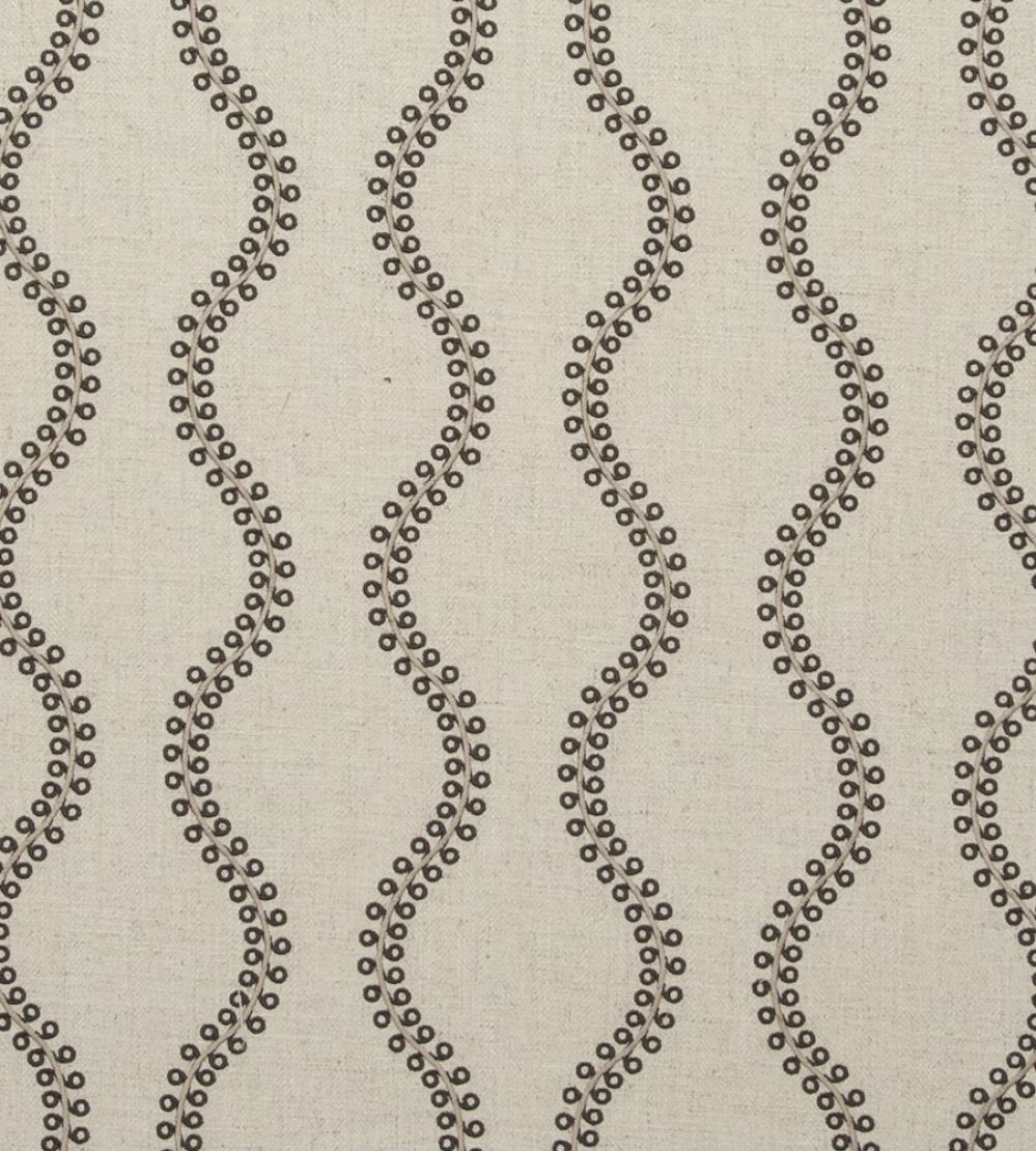 Woburn Fabric by Clarke & Clarke Charcoal