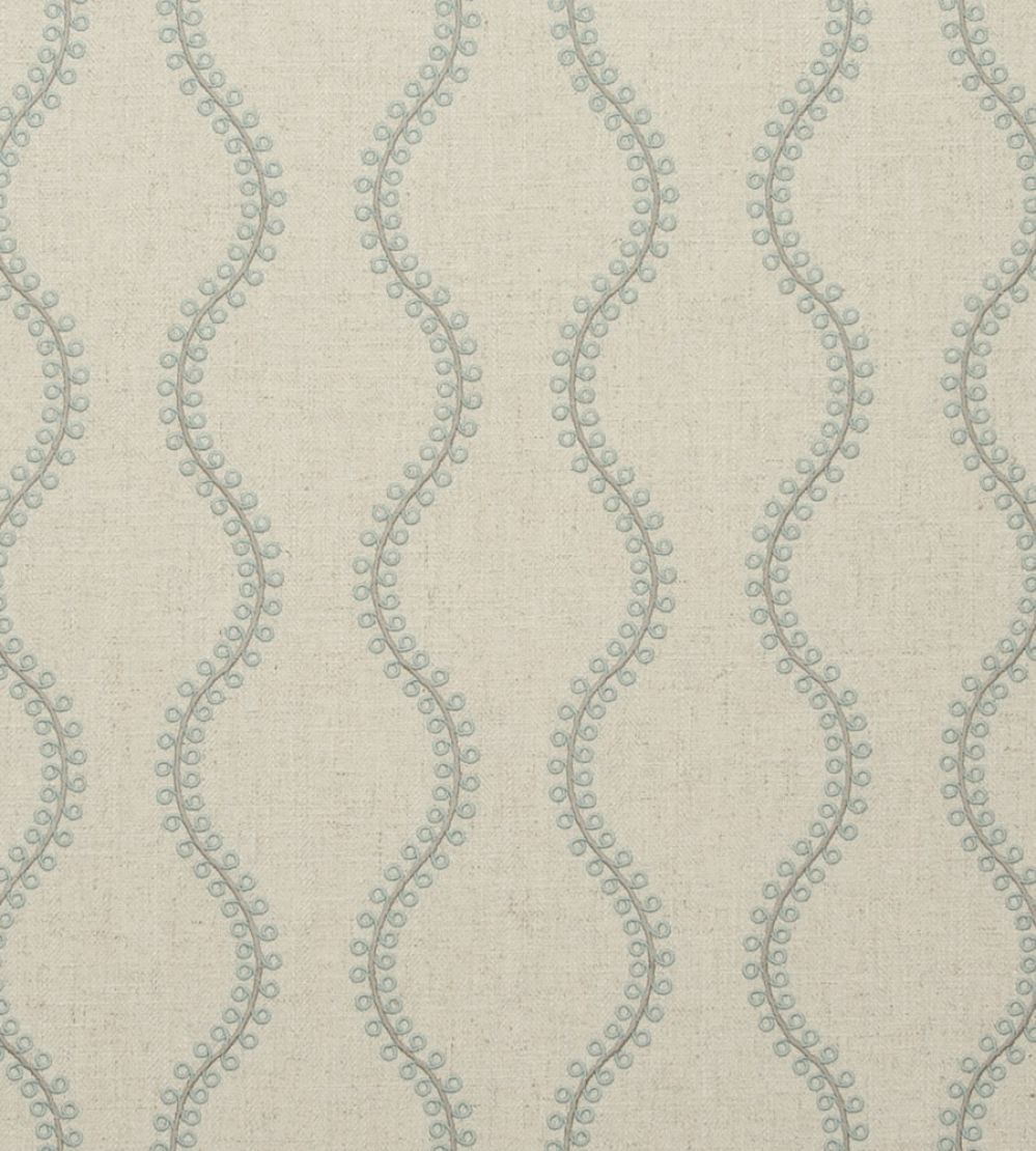 Woburn Fabric by Clarke & Clarke Duck Egg