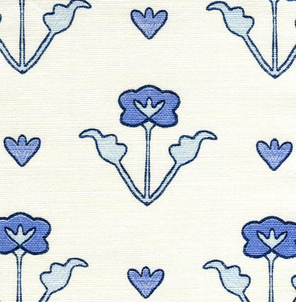 Clementine All Over Windsor Royal New Navy on Tint fabric by Home Couture