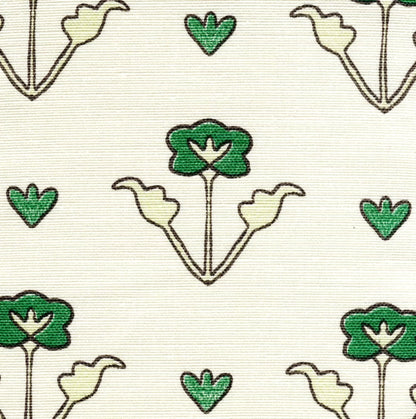 Clementine All Over Green Brown on Tint fabric by Home Couture