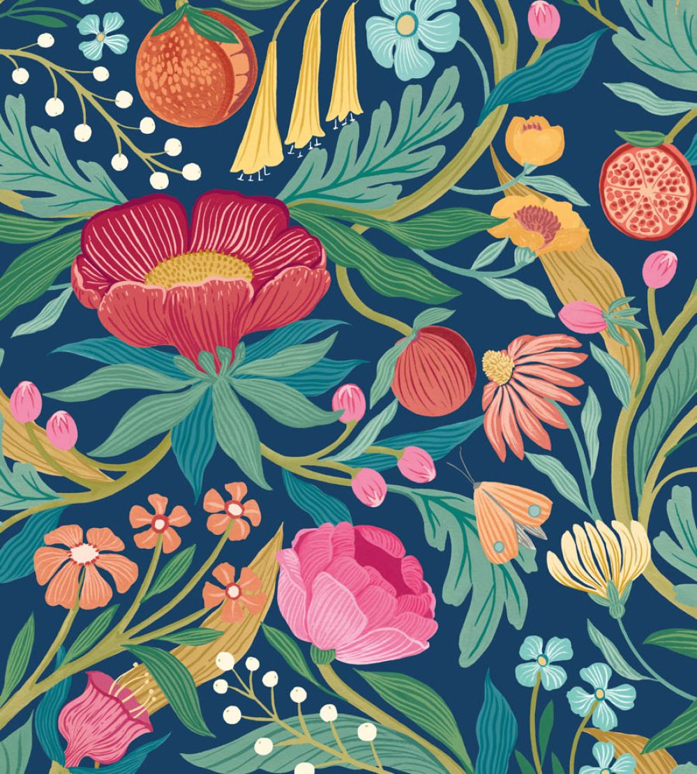 Clementine Wallpaper by Ohpopsi Ink & Flamingo