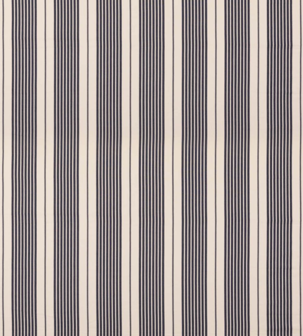 Cliff Stripe Fabric by Mulberry Home Indigo