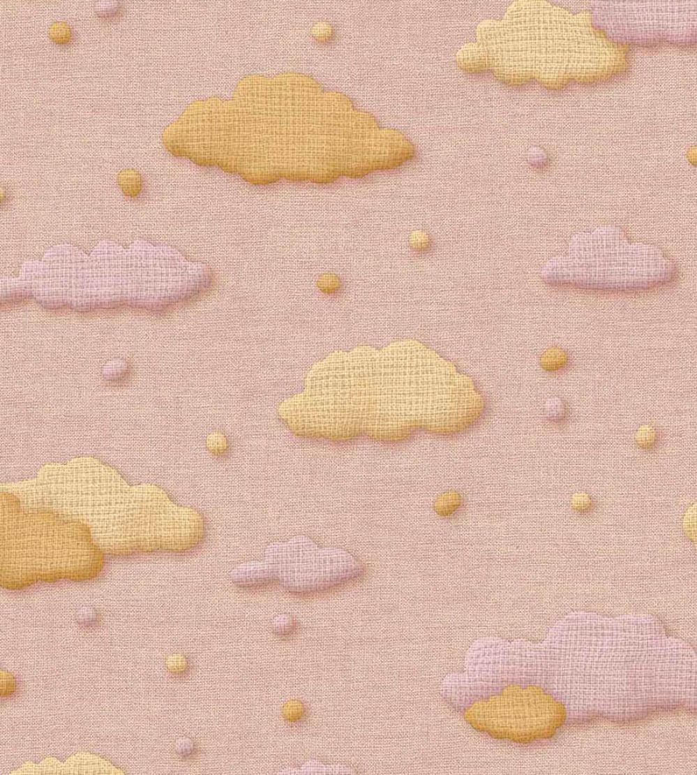 Daydream Wallpaper by Eijffinger Rhubarb and Custard