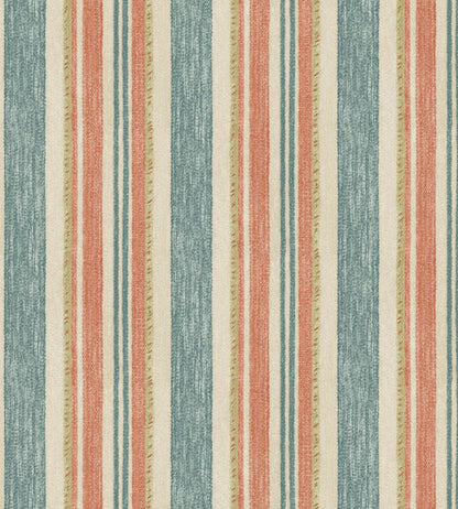 Cloudline Wallpaper by GP & J Baker Teal/Spice