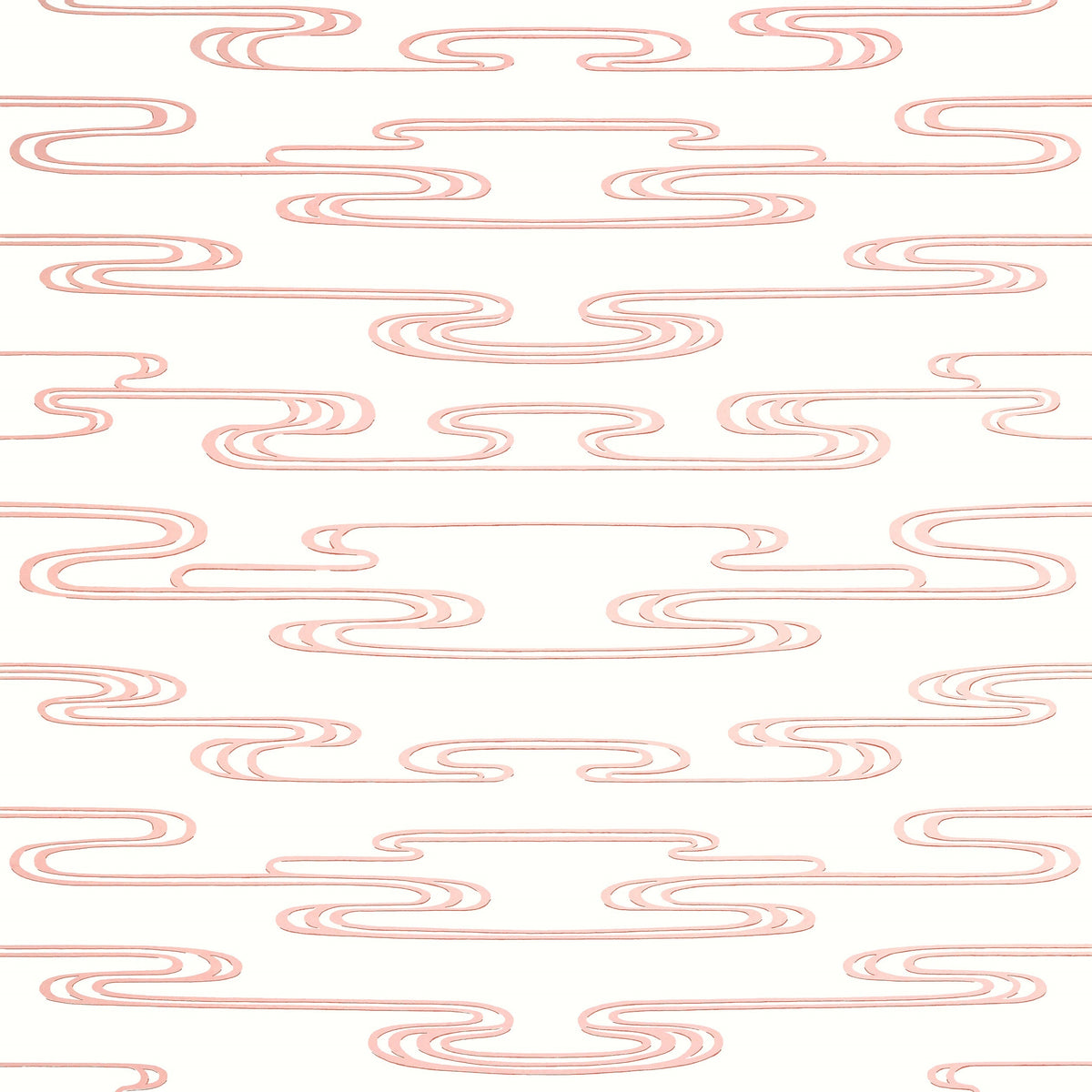 Cloudwater Wallpaper by Anna French in Blush (AT23154)