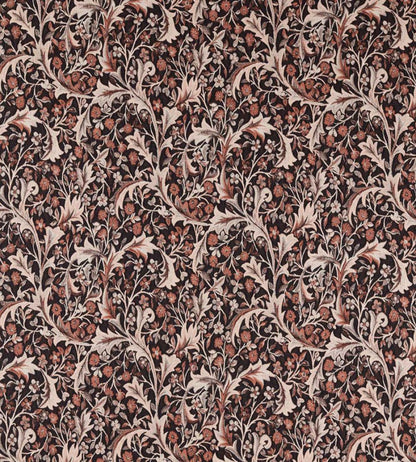 Clover & Vine Weave Fabric by Morris & Co Russet