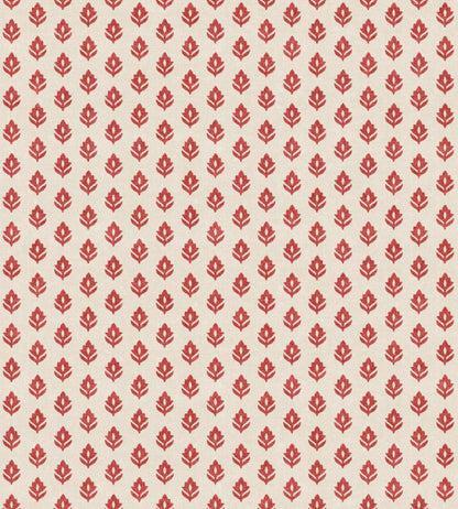 Clover Wallpaper by Coordonne Red
