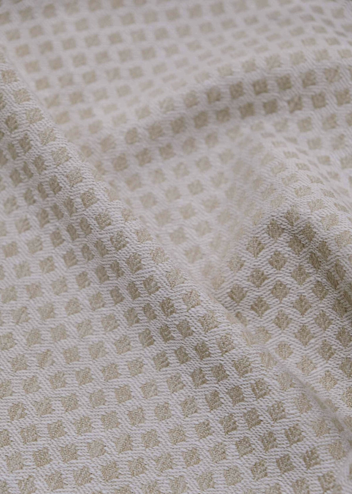 Clover fabric by Coordonné in Beige, flat pattern view