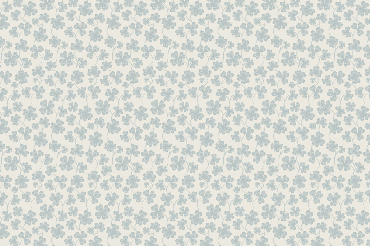 Clover Blue mural by Hovia